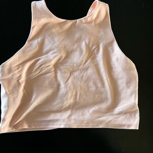Athleta Cropped Peach Tank